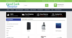Desktop Screenshot of goodluckbargains.com