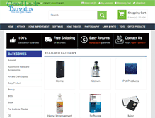 Tablet Screenshot of goodluckbargains.com